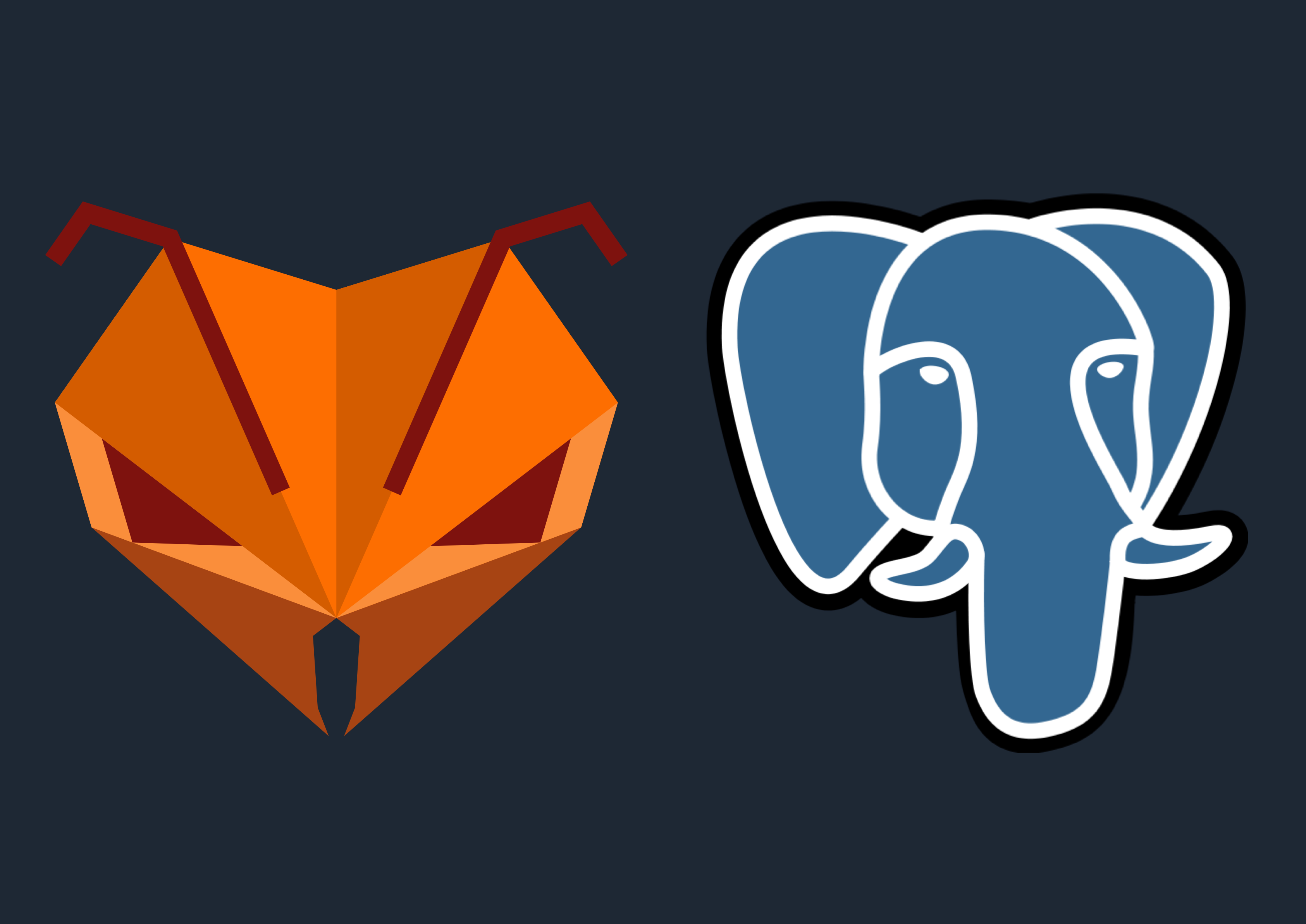 Graphile and Postgres Logos